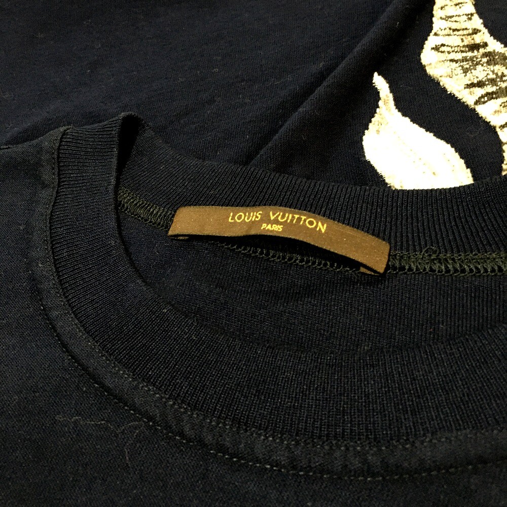 LOUIS VUITTON Chapman Horse Zebra Short Sleeve T-shirt Cotton Navy