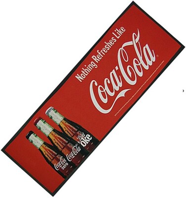 Coca Cola Drei Flaschen Bar Wetstop Runner 900 mm x 240 mm PREIS BIS KLAR!