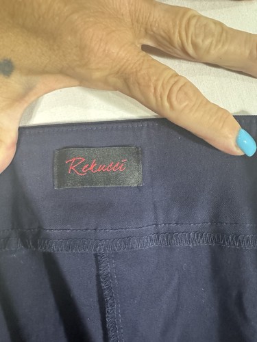 Rekucci/ Blue Secret Figure Pull On Knit Pants W/ Tummy Control/Nwt Plus Sz18P - Picture 4 of 12