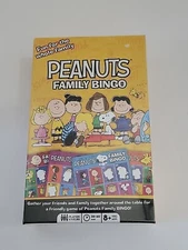 NEW Peanuts Family Bingo Game Charlie Brown Snoopy Worldwide LLC 2020 GIFT