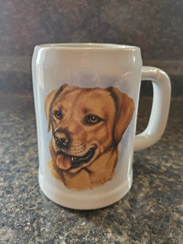 McCoy Pottery Mug/Stein #6395 W/ Dog Mint Condition