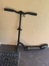 LaScoota Kick Scooter,Large 8" Sturdy Urethane Wheels,220lbs Max Load, Dark