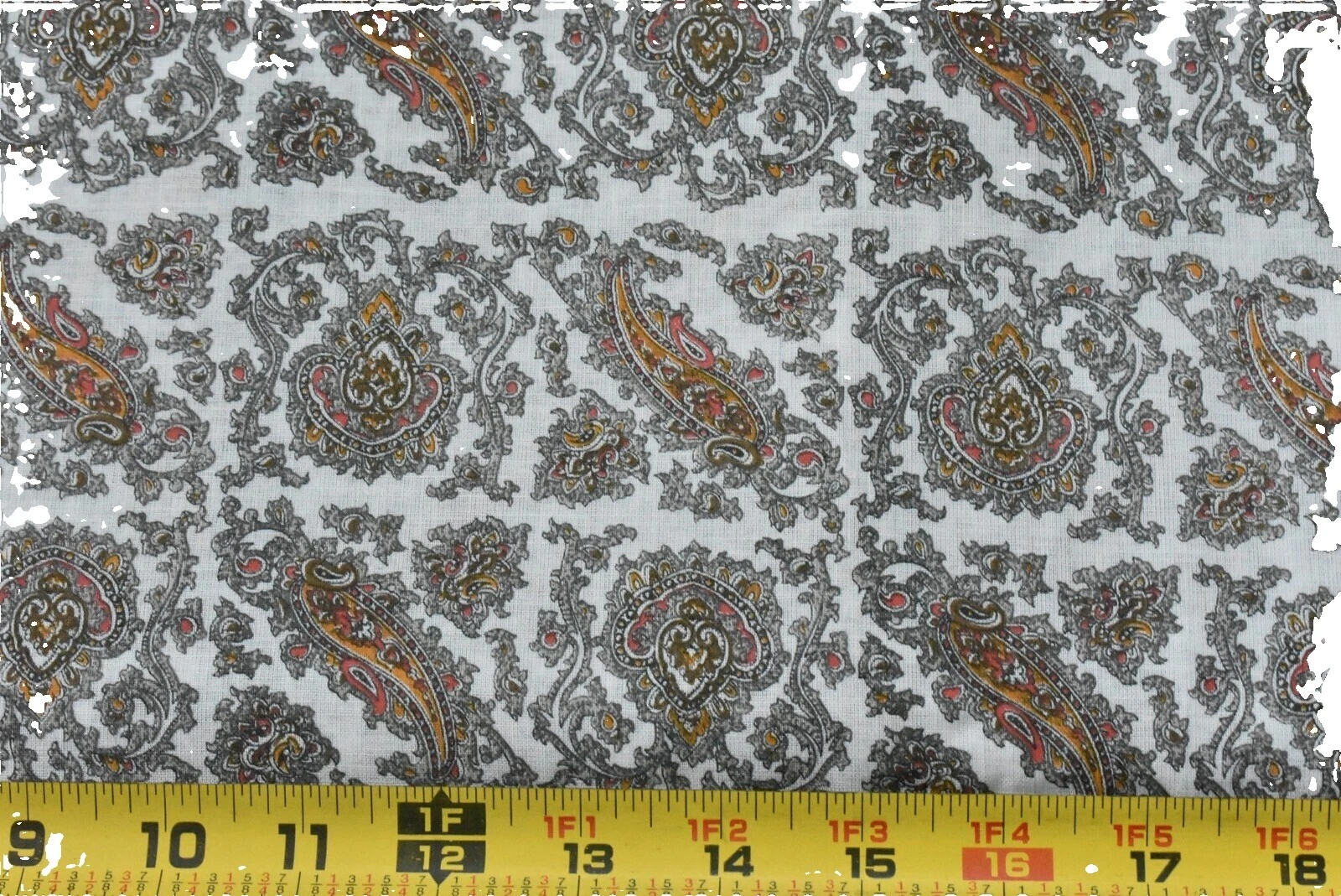 Polycotton Paisley Craft Fabrics