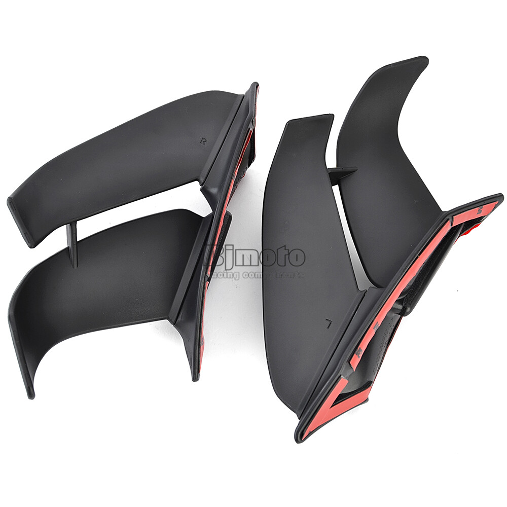 Aerodynamic Side Fairing Winglets Wings Spoiler For Kawasaki ZX