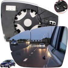 Heated Left Hand Driver Side Exterior Wing Mirror Glass For Ford Focus 2012-2018