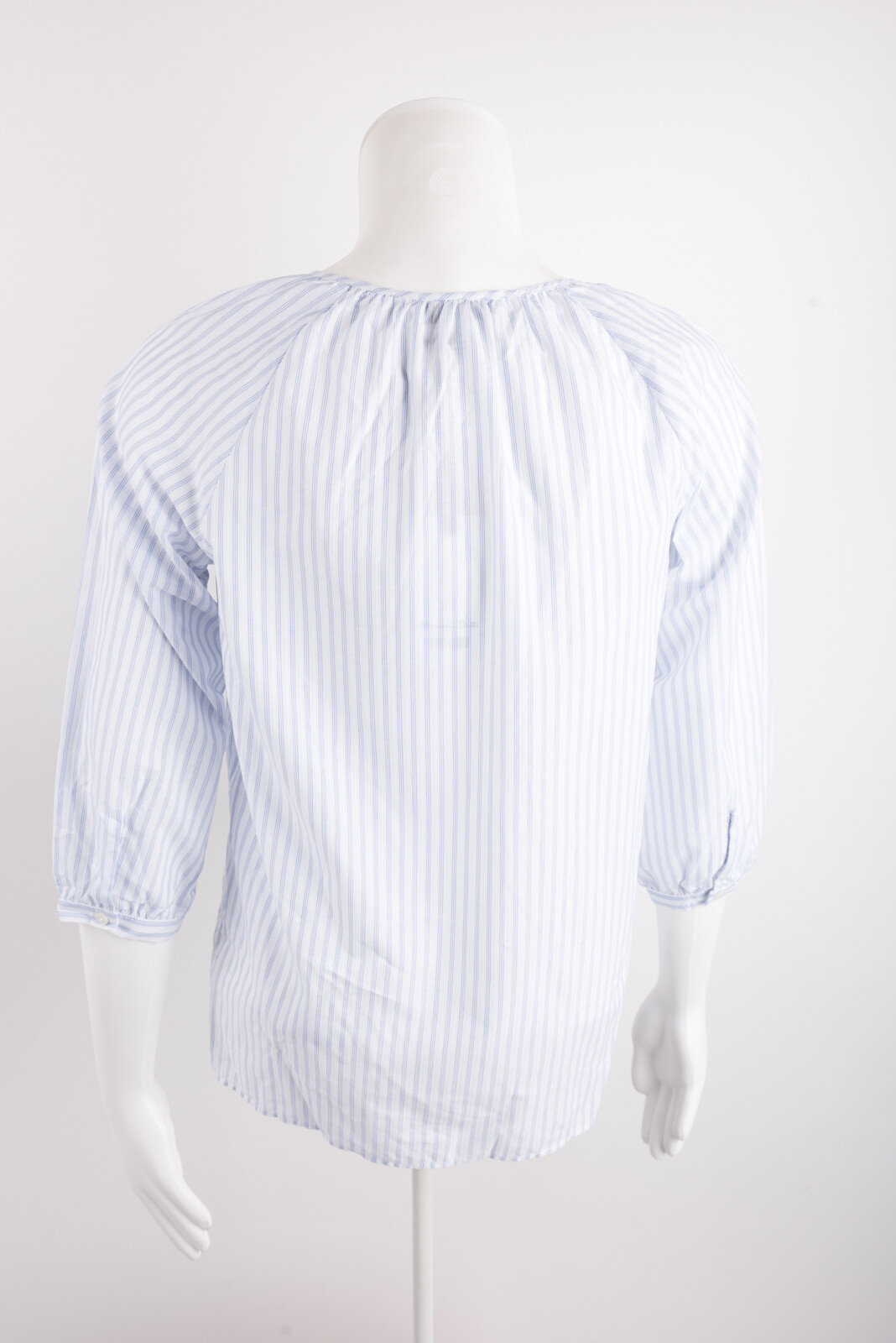 Massimo Dutti Girls Striped Shirt Cotton Blouse 13 14 yr White Blue 5103/009 NWT thumbnail 4