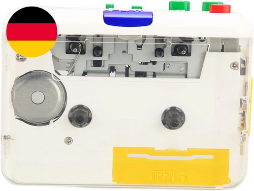 Usb-Kassetten-Zu-Mp3-Konverter, Tragbarer Kassettenspieler, Audio-Musikkassetten