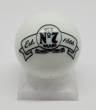 Jack Daniels Banner 1" Glass Logo Marble w/ Stand