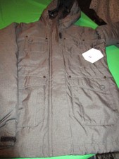 Nwt $100 Empyre Womens Hooded Bus Stop Jacket Gray Small