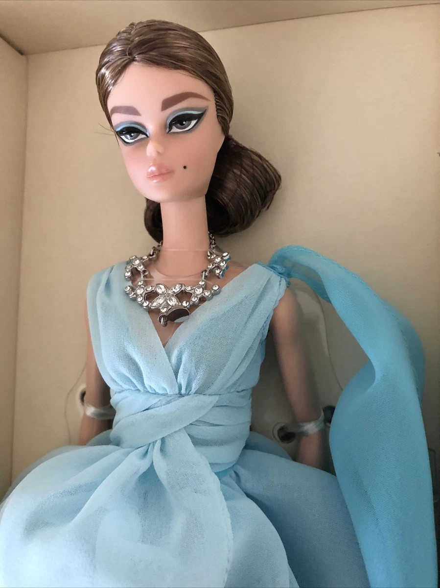 Blue chiffon ball gown barbie deals