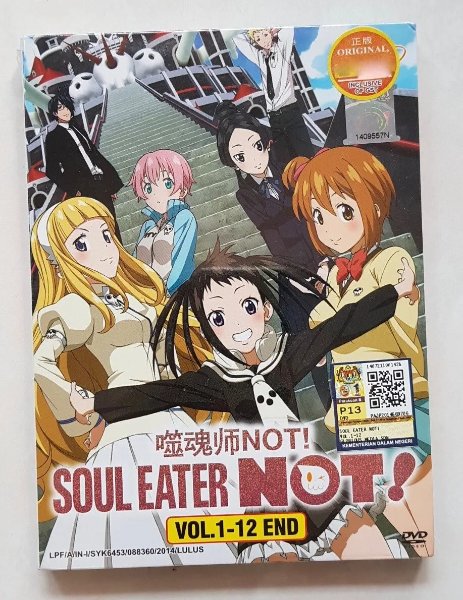 Dvd Anime Soul Eater + Soul Eater Not Série Completa - Escorrega o Preço