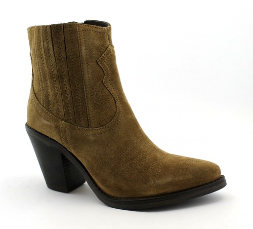 Tronchetto Tacco Alto in Naplak Nero | Pregunta Shoes Online