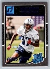 Tajae Sharpe 2016 Panini Donruss Rated Rookie Blue Press Proof #395 Titans NFL