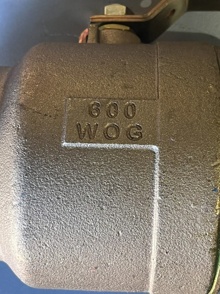 3” Solder (CxC), Standard Port, Bronze Ball Valve, 600 WOG, 150 WSP, MADE IN USA - Image 4 of 4