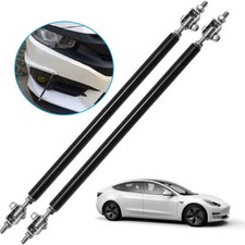 2pcs Car Adjustable Front Bumper Lip Strut Rod Tie Support Bars Spoiler Splitter