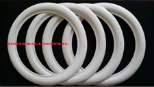 Set of 4 white wall rings 2x 17" inch large 2x 16" inch large for motorcycle #18