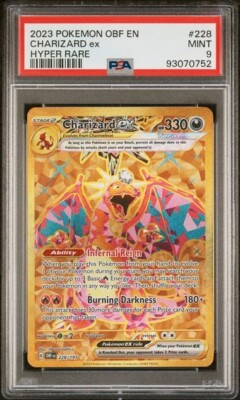 Pokemon TCG Charizard ex - 228/197 Obsidian Flames Hyper