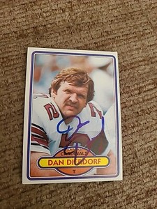Autographed Signed Dan Dierdorf St. Louis Cardinals 1980 Topps #316 