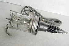 OLD HAND LAMP VULCANO 40/60W INDUSTRIAL DESIGN ITALY '60 REPAIR CAR FERRARI ALFA