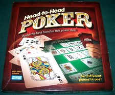 2005 Hasbro Head-to-Head Poker Board Game - Complete - Great