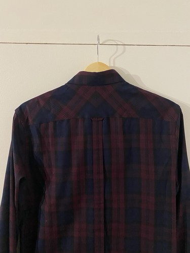 Fred Perry Tartan Long Sleeved Button Shirt Medium Brand New With Tags - Picture 15 of 22