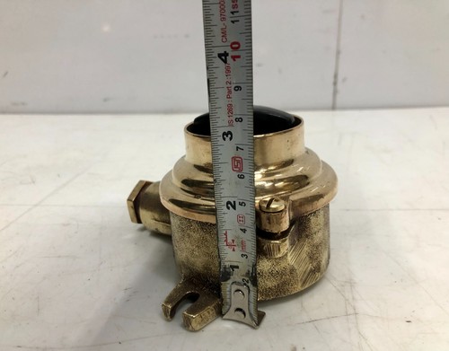 Industrial Brass Old Vintage Light Ship Rotary Switch & Socket Lot of 5 - Picture 8 of 9
