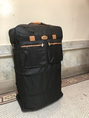 rolling wheeled suitcase