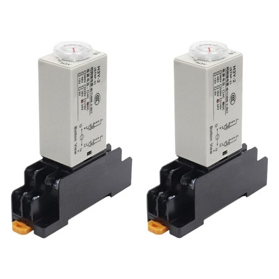 Time Relays Power On Delay Rotary Knob 0-60 Seconds Timers Delay Timers