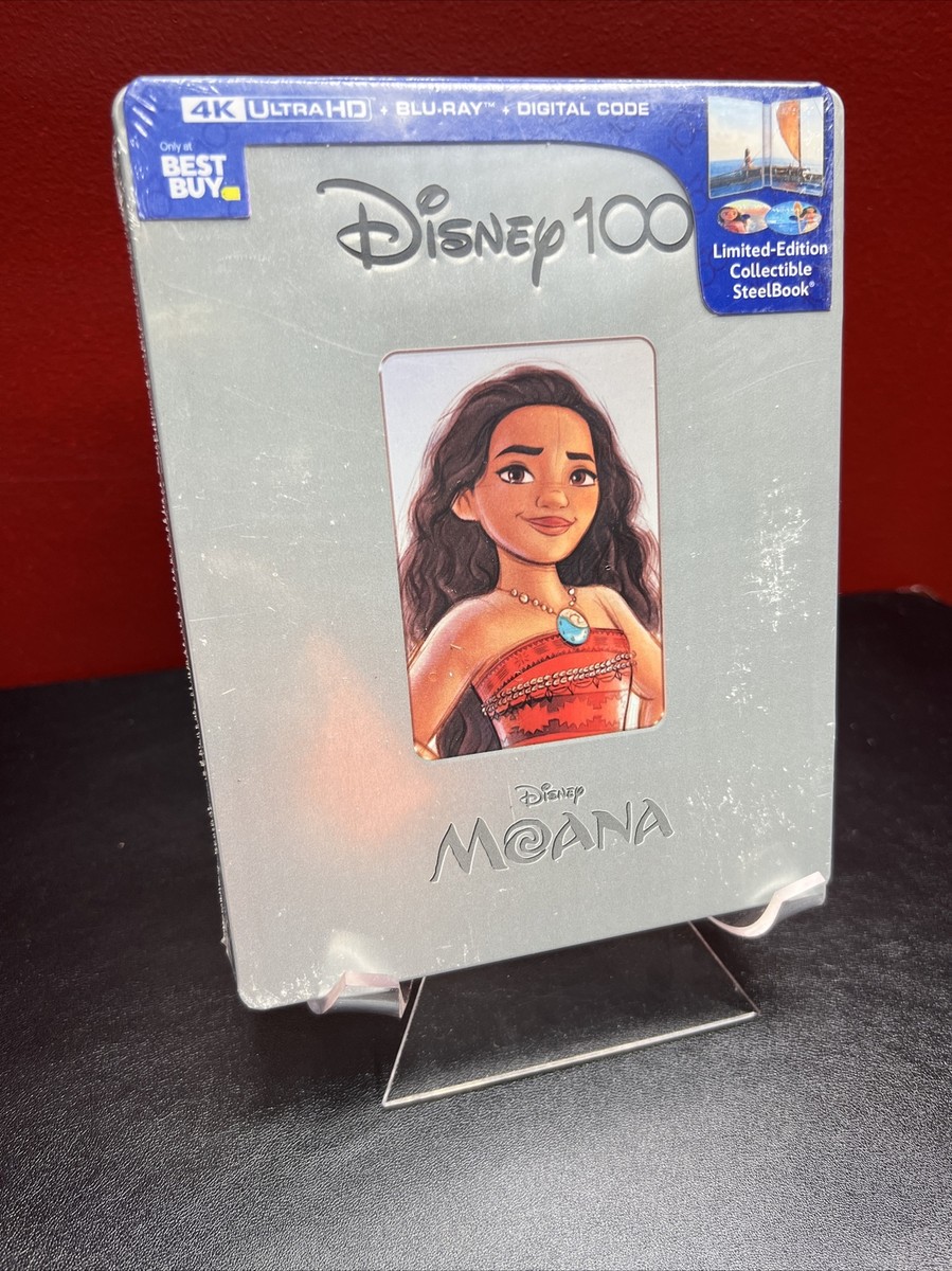モアナ　スチールブック Moana 100th Anniversary LE Steelbook (4K UHD+Blu-ray+Digital