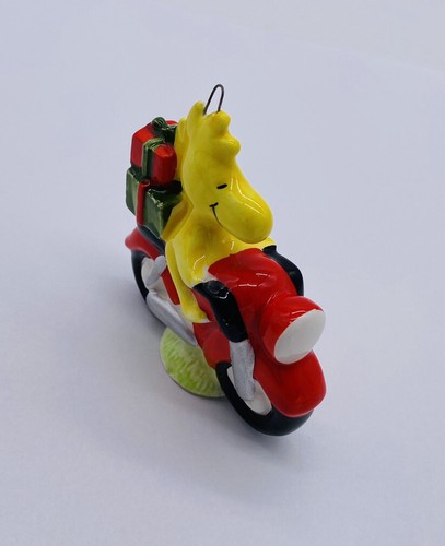 Ornamento de motocicleta vintage Peanuts Woodstock United Feature Syndicate 1972 - Imagen 6 de 9