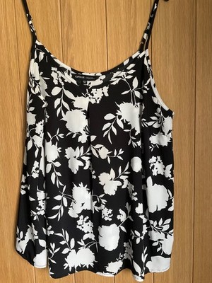 Capsule Black & White Print Cami Top - size 20
