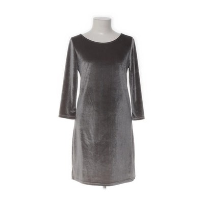 VILA Clothes, Kleid, Größe: S, Grau, Elasthan/Polyester, Samt, Damen #Imy
