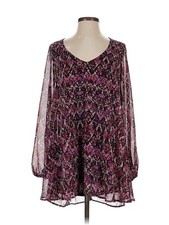 Show Me Your Mumu Women Purple Casual Dress XXS