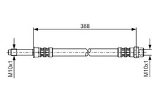 Flexible de frein Mercedes 300