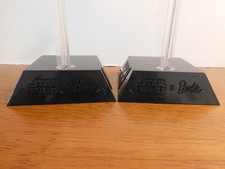 Barbie Doll Star Wars Name Collectable Doll Display Stands Lot of 2 Stands