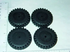 Set of 4 Rubber Tonka Script Tire Toy Parts TKP-019-4