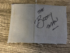 WWE Ring Used Ring Canvas Signed by WWF WWE Brutus Beefcake as The Booty Man