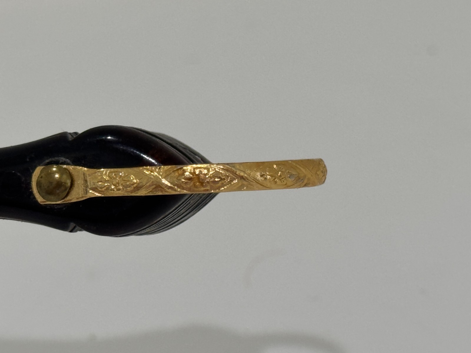 Vintage Spanish Lace Hand Fan El Corte Inglés Floral Hand Painted