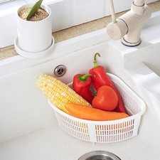 Sink Strainer Basket Wet Garbage Filter Rack Colander Lightweight Fruit Washing