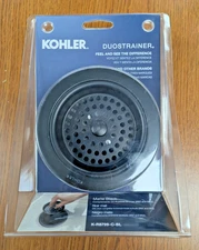 Kohler Duostrainer K-R8799  4-1/2 in. Sink Strainer in Matte Black