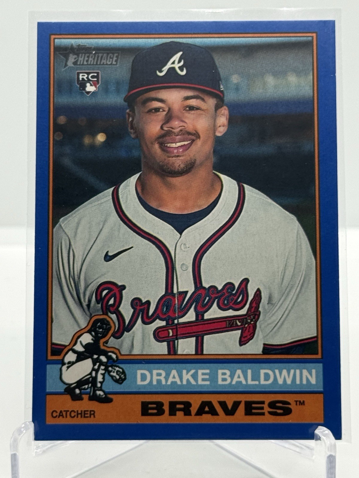 2025 Topps Heritage High Number DRAKE BALDWIN DARK BLUE BORDER #561 RC Rookie