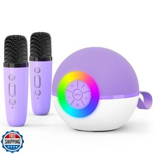 goopow Mini Karaoke Machine Speaker for Kids Adults, Portable Blu