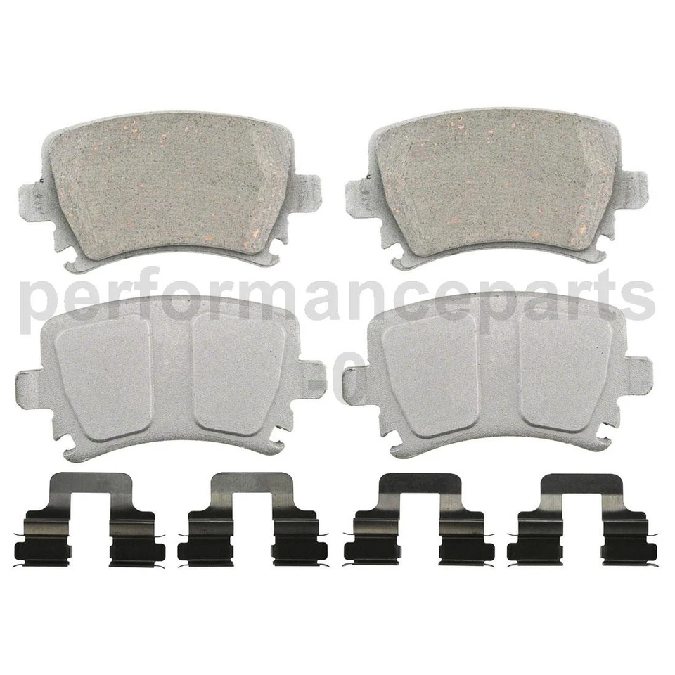 Juego de pastillas de freno de disco trasero rotor de freno de disco para Volkswagen GTI 2015-2016 Foto 3 de 4