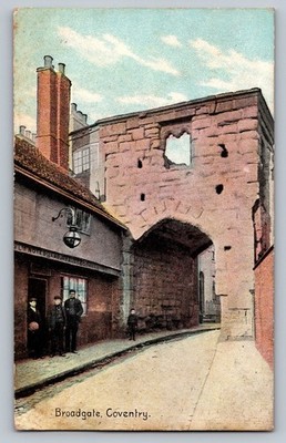 POSTKARTE - COVENTRY - BROADGATE - POSTED 1911 - WARWICKSHIRE