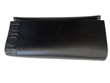 DIOR AUTHENTICATED SUNGLASSES EYEGLASSES BLACK LEATHER CASE and Cleaning Cloth