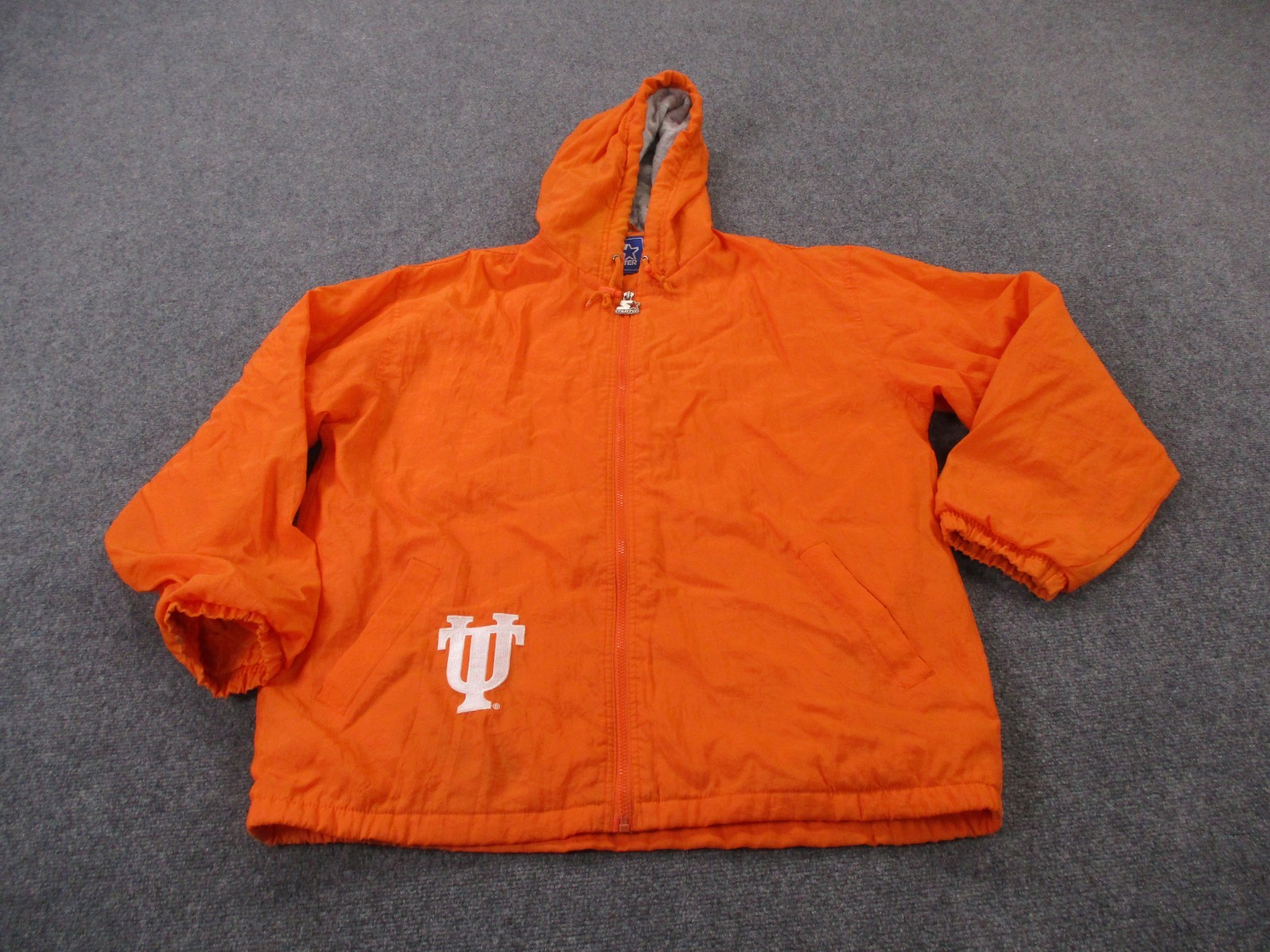 Vintage Tennessee Vols Jacket Mens L Orange Nylon Starter Football Logo