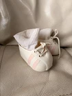 Vintage Cabbage Patch Kids Shoes Pink Stripe Sneakers Trainers & Socks