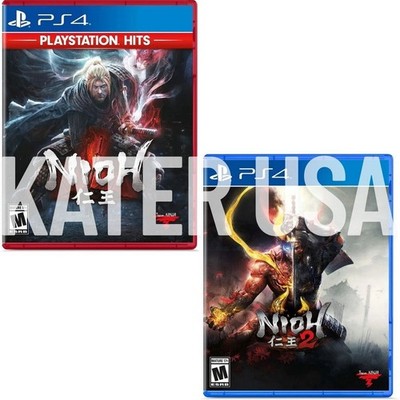 Nioh (PlayStation Hits) + Nioh 2 PS4 Brand New Bundle (Action RPG)