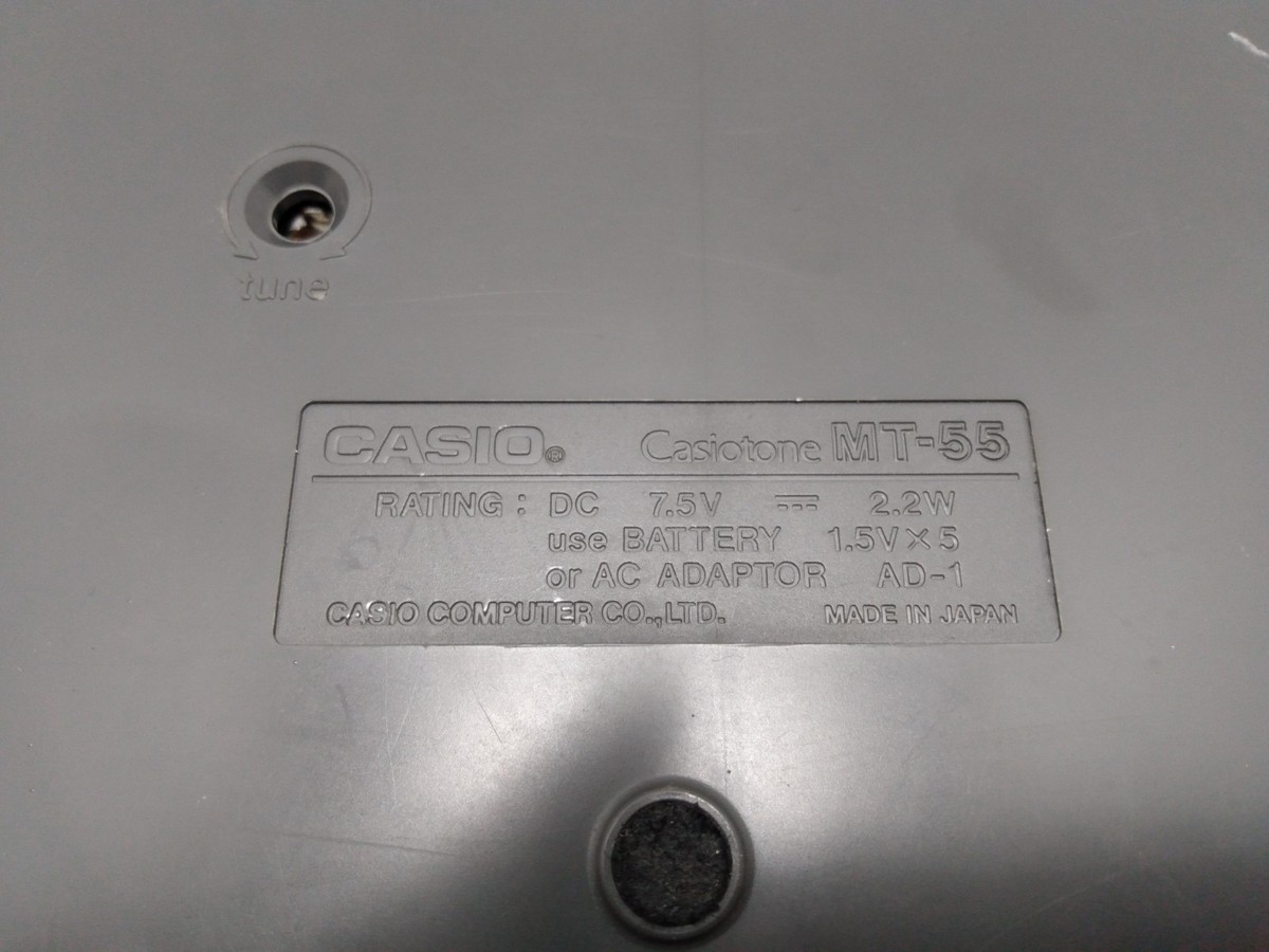Casio Casiotone MT-55 Keyboard, For Parts Or Not Working | eBay