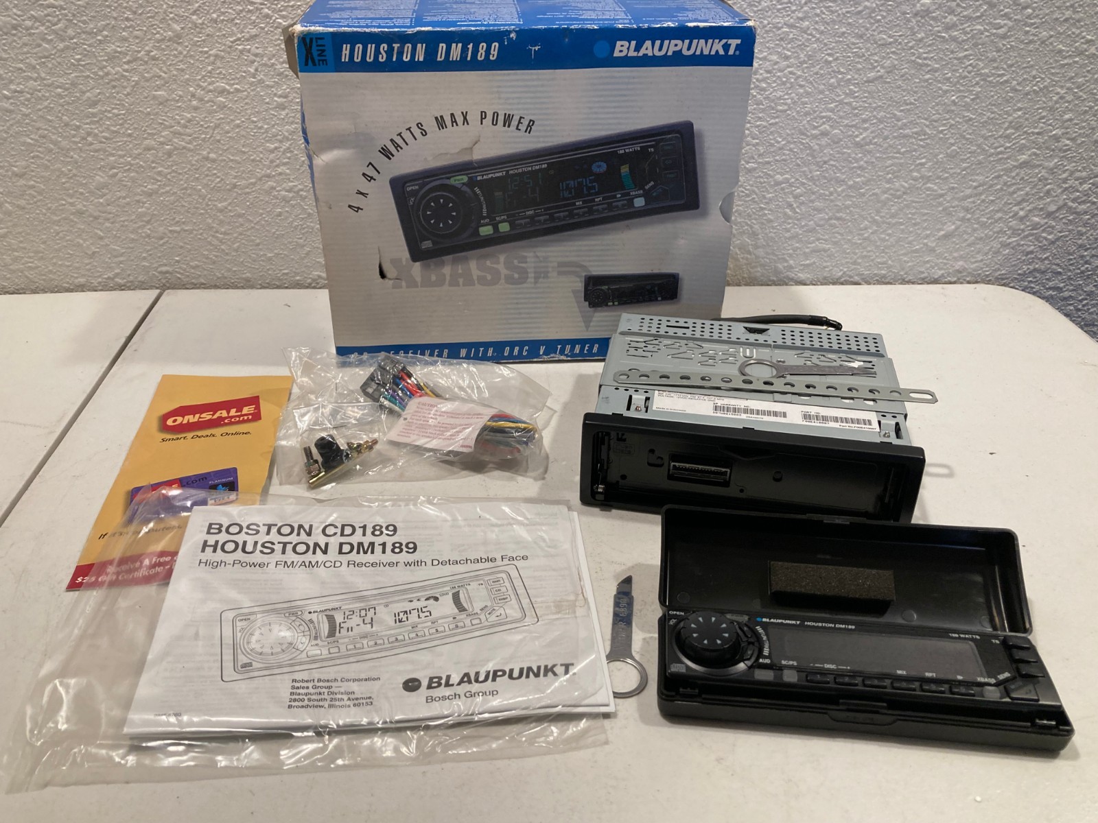 Blaupunkt Houston DM189 CD Player/Stereo Single